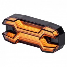Φανάρι όγκου Led X-Spider Nexo με Hello Effect, 12-24V πορτοκαλί